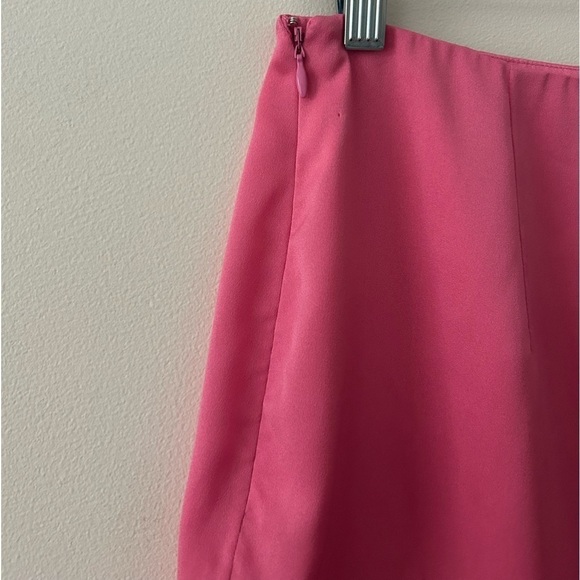 Lovers + Friends Bubblegum Pink Ruffle Braxton Mini Skirt Sz M - Picture 5 of 11